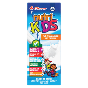 Clover Nutri Kids RTD Full Cream Kids Milk Box 200ml