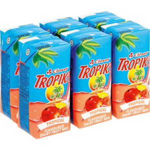 Clover Tropika Long Life Tropical Dairy Blend 6 x 200ml