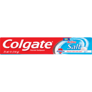 Colgate Active Salt Fluoride Toothpaste 75ml - myhoodmarket