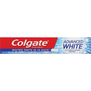 Colgate Advanced White Toothpaste 75ml - myhoodmarket