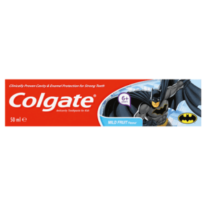 Colgate Batman Themed Mild Fruit Flavoured Toothpaste 50ml - myhoodmarket
