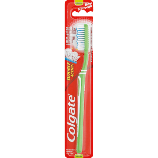 Colgate Double Action Hard Toothbrush - myhoodmarket