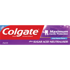 Colgate Maximum Cavity Protection Plus Sugar Acid Neutraliser 75ml - myhoodmarket
