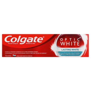 Colgate Optic White Lasting White Toothpaste 75ml - myhoodmarket