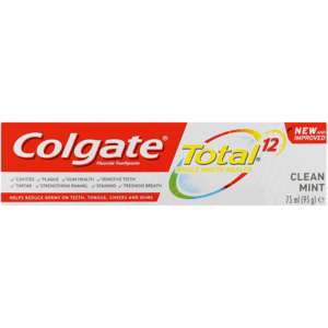 Colgate Total Clean Mint Toothpaste 75m - myhoodmarket