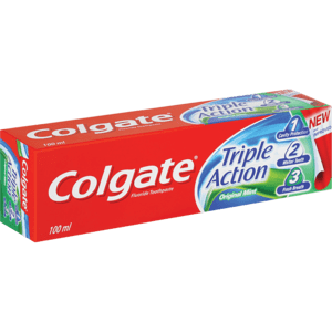 Colgate Triple Action Toothpaste 100ml - myhoodmarket