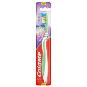 Colgate Zig Zag Medium Toothbrush - myhoodmarket