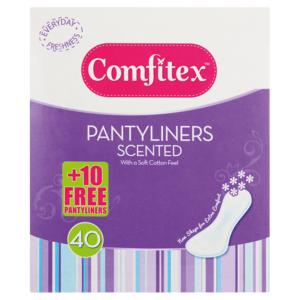Comfitex Scented Pantyliners 40 Pack