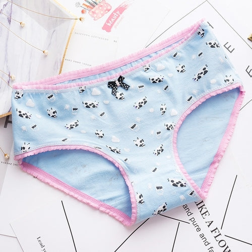 Cotton Panties for Women Ladies Cartoon Underwear