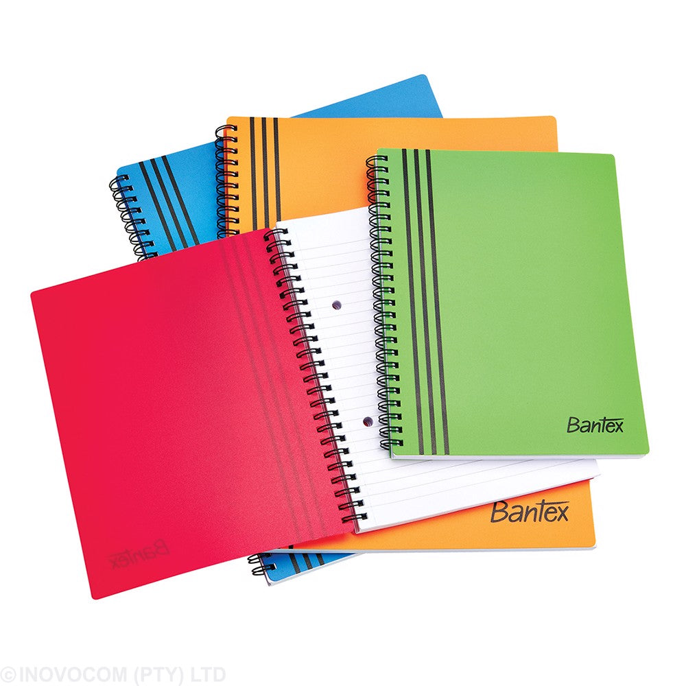 Bantex Note Book PP Cover A5+ Assorted