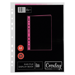 Croxley A4 Sheet Protector Sleeve 10 Pack - myhoodmarket
