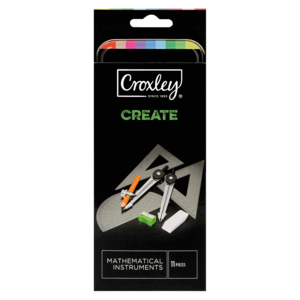 Croxley Mathematical Instruments Set 10 Piece - myhoodmarket