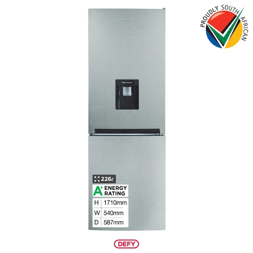 DEFY 226LT METALLIC WATER DISPENSER FRIDGE DAC449