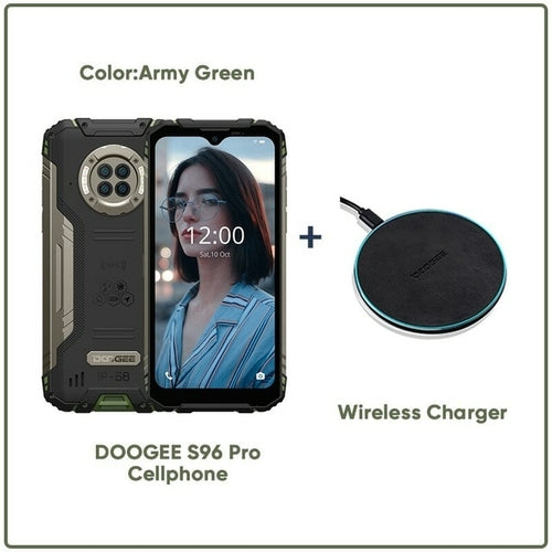 DOOGEE S96 Pro Waterproof Rugged Phone 48MP Round Quad Camera 20MP
