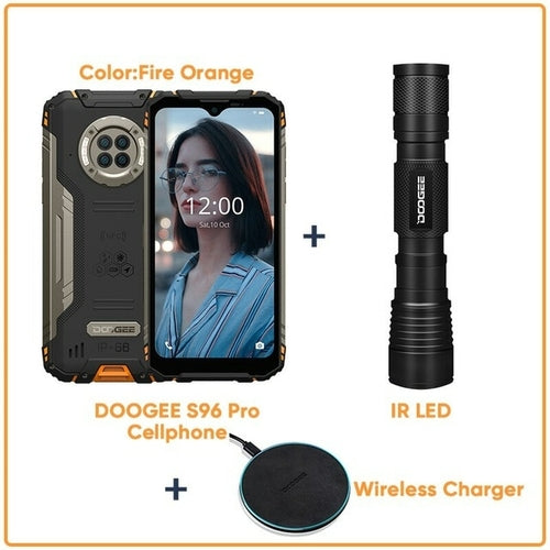 DOOGEE S96 Pro Waterproof Rugged Phone 48MP Round Quad Camera 20MP