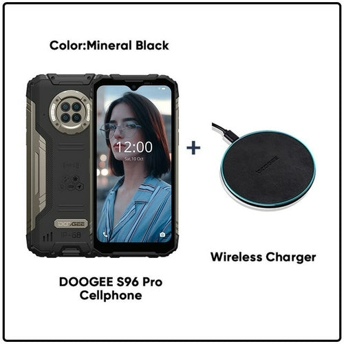 DOOGEE S96 Pro Waterproof Rugged Phone 48MP Round Quad Camera 20MP