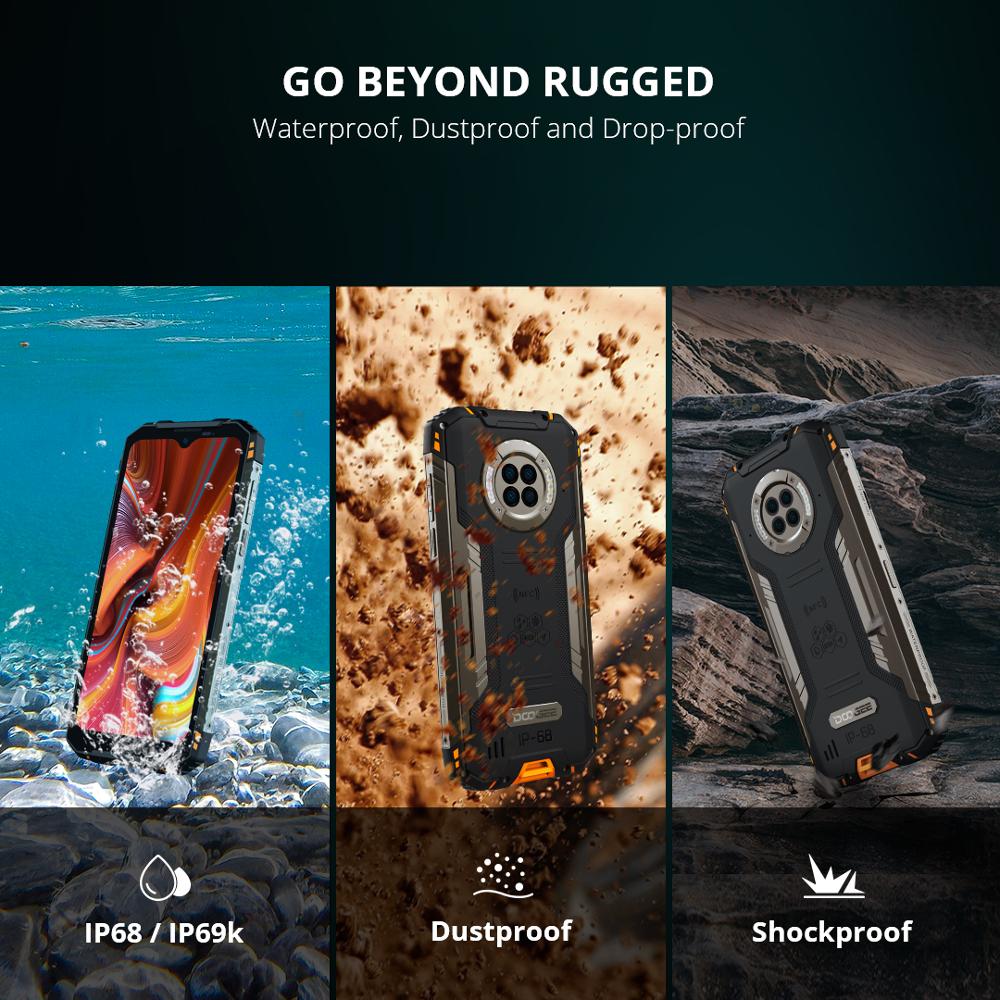 DOOGEE S96 Pro Waterproof Rugged Phone 48MP Round Quad Camera 20MP