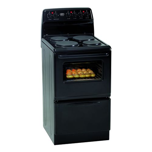 Defy 50cm Black Electric 4 Plate Freestanding Stove DSS506