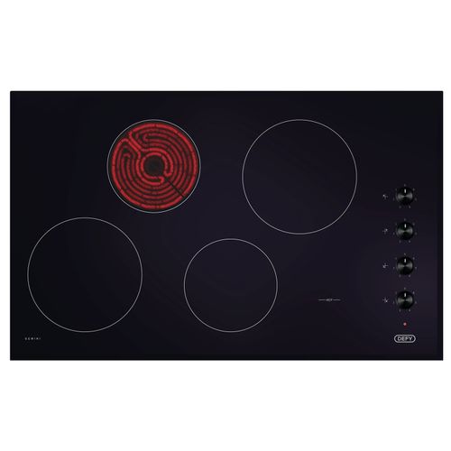 Defy 50cm Gemini Vitroceramic Black Hob DHD413