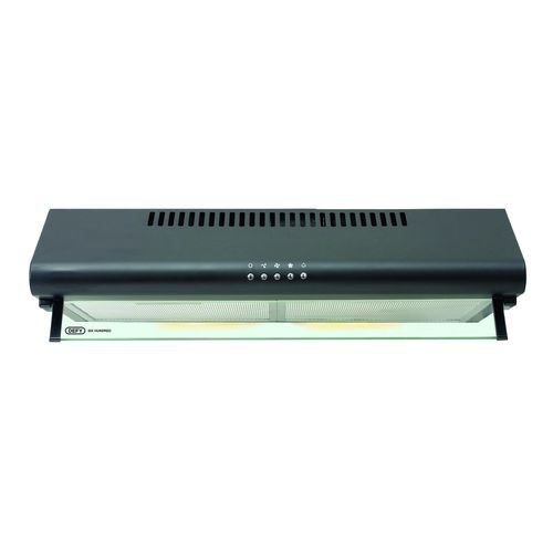 Defy 60cm Black Slimline Cooker hood DCH290