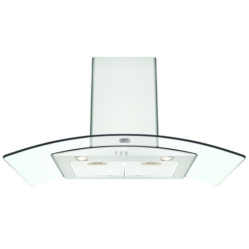 Defy 90cm Stainless Steel Premium Curved Glass Cooker hood DCH321