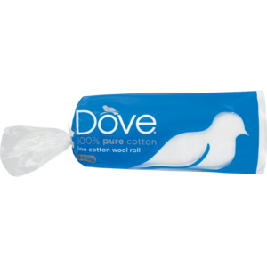 Dove 100% Cotton Wool Roll Pack 100g