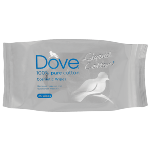 Dove Cosmetic Facial Wipes 25 Pack - myhoodmarket