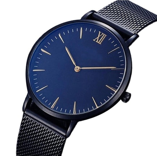 Malloom Blue Dial Watches Women