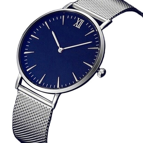 Malloom Blue Dial Watches Women