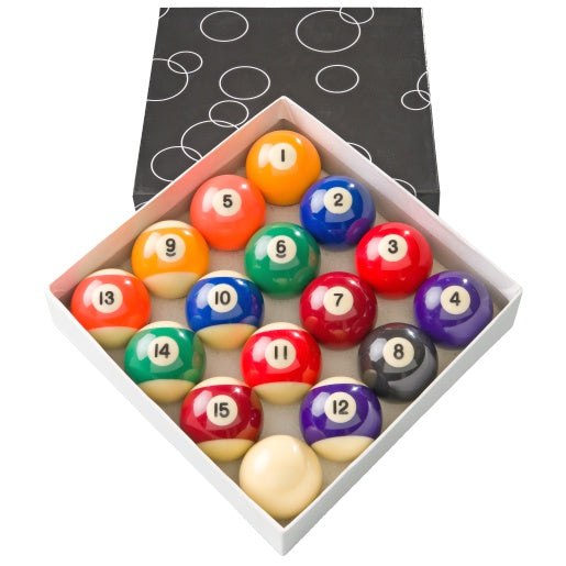 Easi8 2IN Numbered Pool Ball Set & White Ball