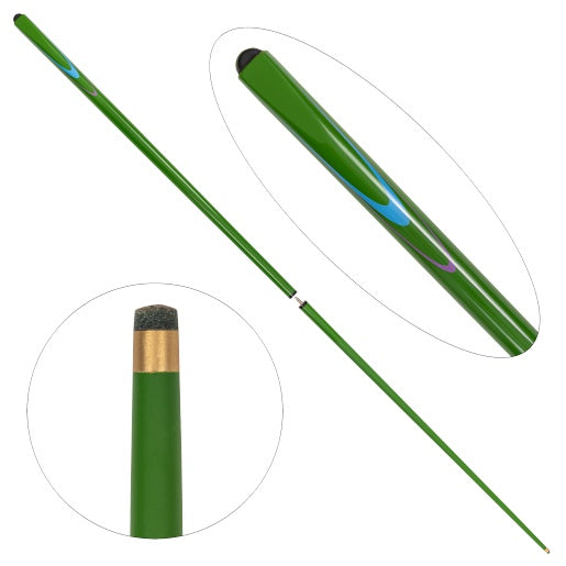Easi8 57 Cue 2pce With 8mm Tip Green
