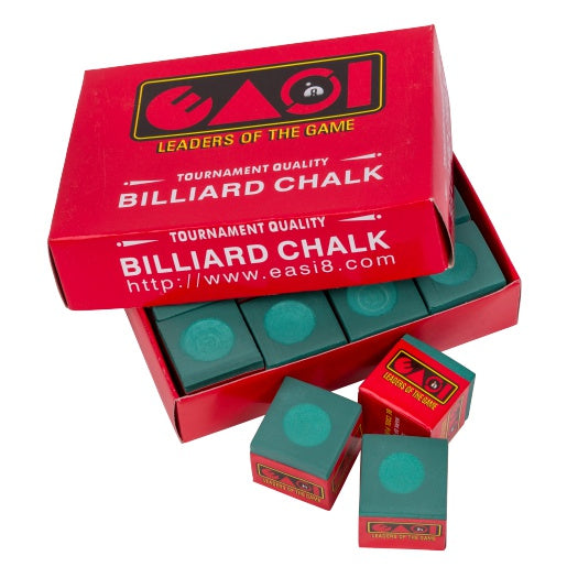 Easi8 Billiard Chalk Green 6 Pack