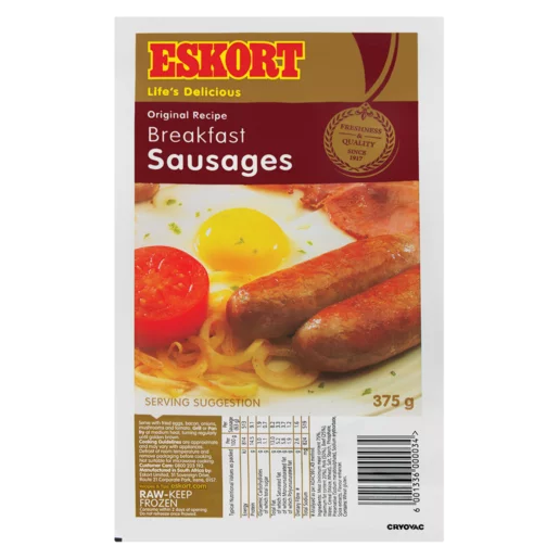 Eskort Breakfast Sausages 375g