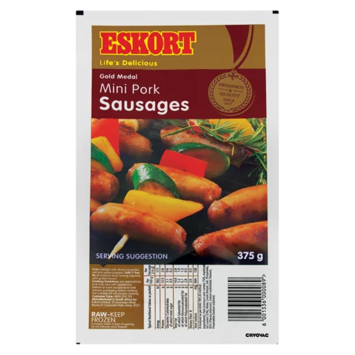 Eskort Mini Pork Sausages 375g