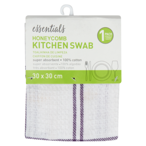 Essentials Assorted Honeycomb Kitchen Swab 30 x 30cm