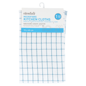 Essentials Microfibre Kitchen Cloth 70 x 40cm