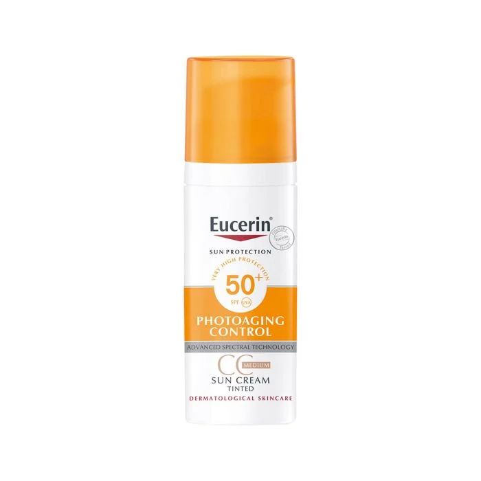 Eucerin Sun Tinted Creme Spf50 50ml Medium Complexion