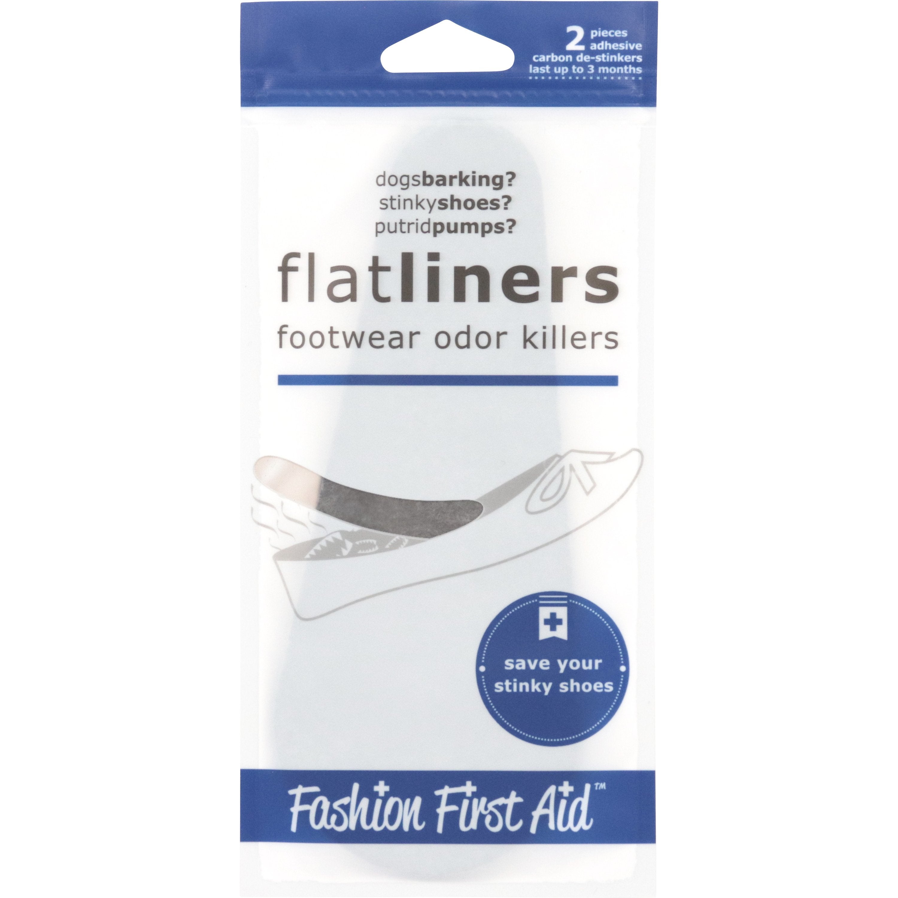 Flat Liners: activated carbon shoe odor killers