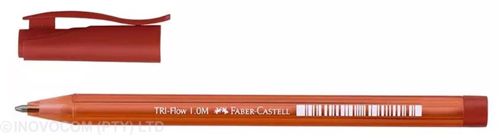 Faber-Castell Ball Pen Tri-flow 1.0mm Red