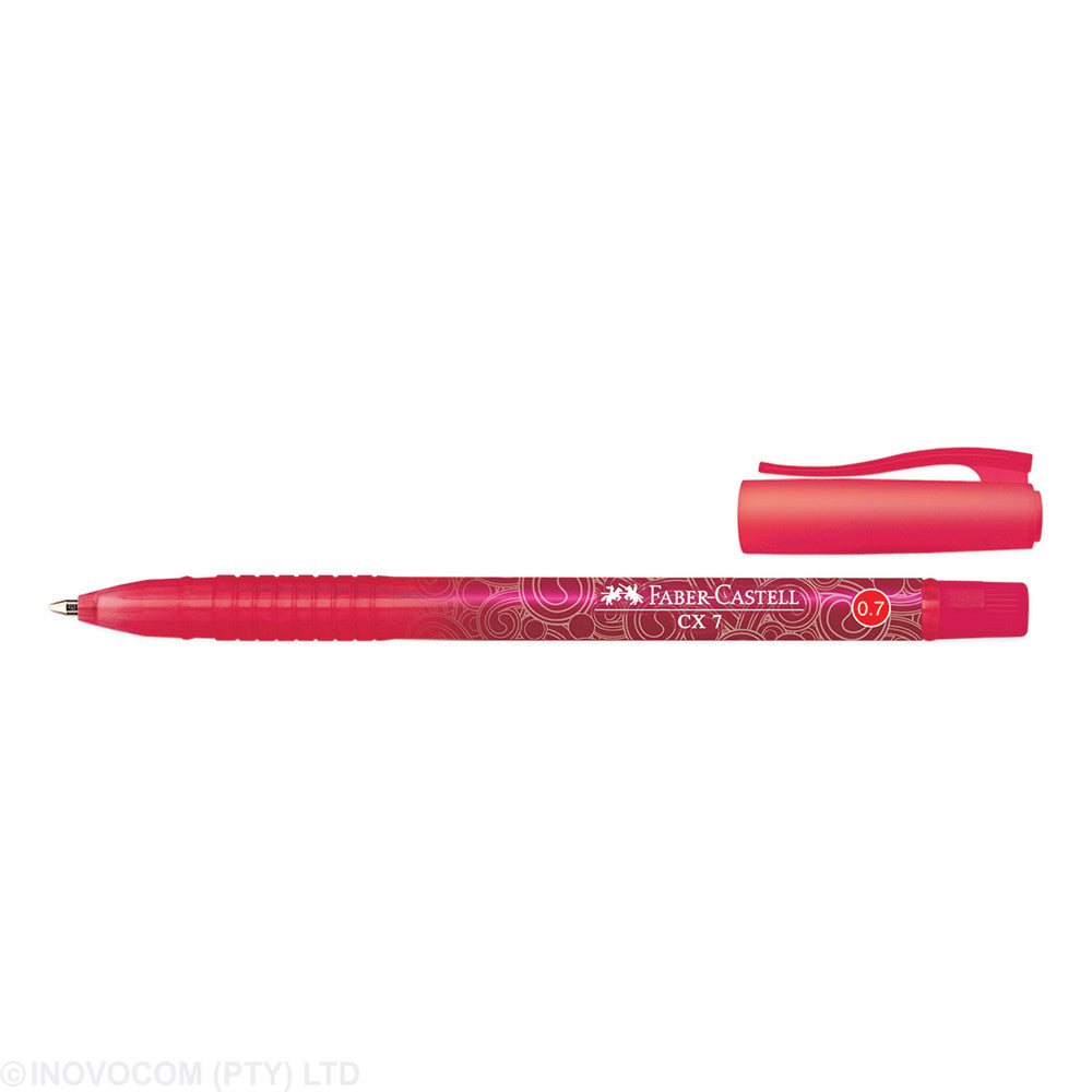 Faber-Castell CX7 Ballpoint Pen 0.7 Mm Red