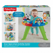 Fisher-Price 3-in-1 Spin & Sort Activity Center