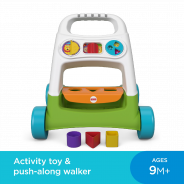 Fisher-Price Busy Activity Walker, with shape sorting blocks