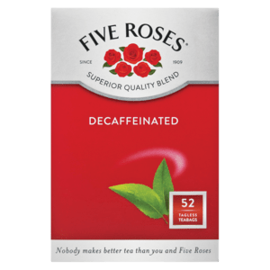 Five Roses Decaffeinated Teabags 50 Pack - myhoodmarket