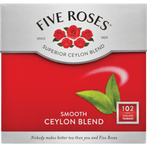 Five Roses Smooth Ceylon Blend Teabags 102 Pack