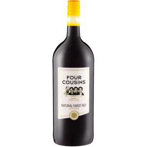 Four Cousins Natural Sweet Red Wine Bottle 1.5L - Hoodmarket