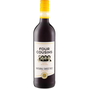 Four Cousins Natural Sweet Red Wine Bottle 750ml - Hoodmarket