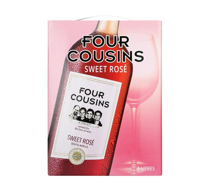 Four Cousins Sweet Rose (1 x 3L) - Hoodmarket