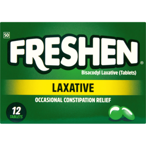 Freshen Laxative Tablets 12 Pack