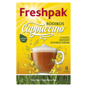 Freshpak Rooibos Cappuccino Classic Instant Rooibos Drink Sticks 8 x 20g - myhoodmarket