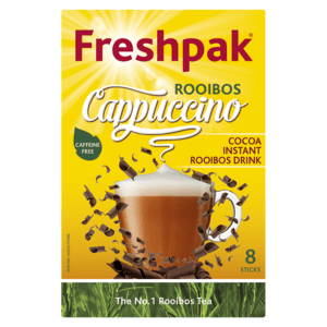 Freshpak Rooibos Cappuccino Cocoa Instant Rooibos Drink Sticks 8 x 20g - myhoodmarket